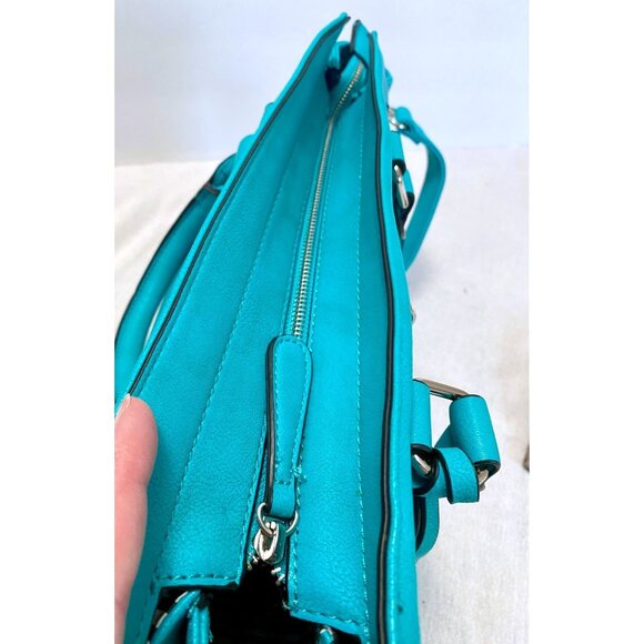 Charming Charlie Women's Handbag Turquoise Medium Shoulder Bag/Purse - Picture 13 of 16
